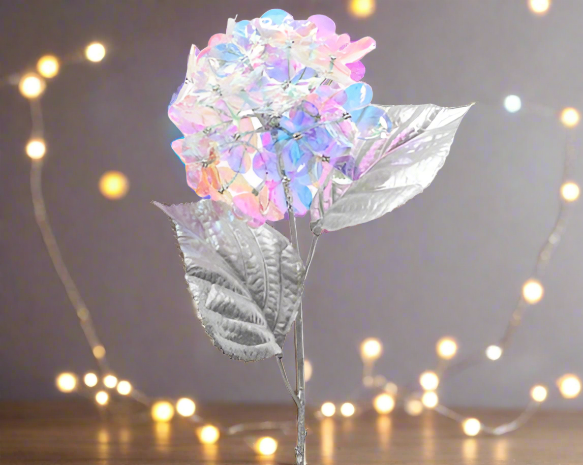 Iridescent Hydrangea Lustre Spray