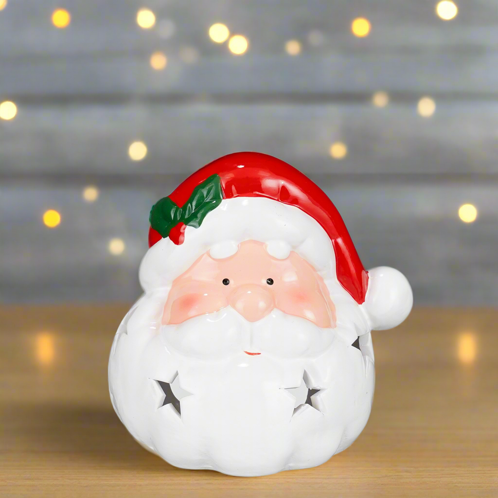Christmas Tealight Holder - Santa Claus