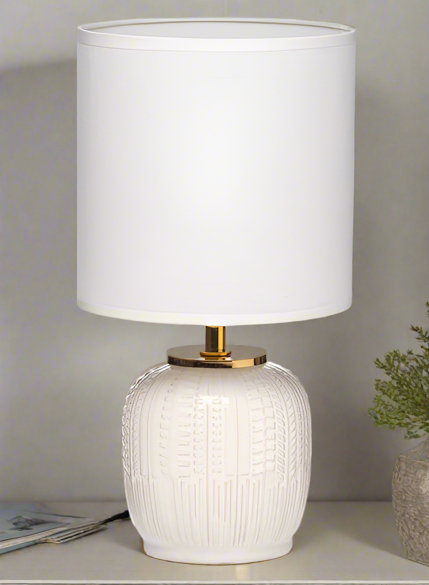 The Grange Interiors Lamp - Contemporary Stoneware