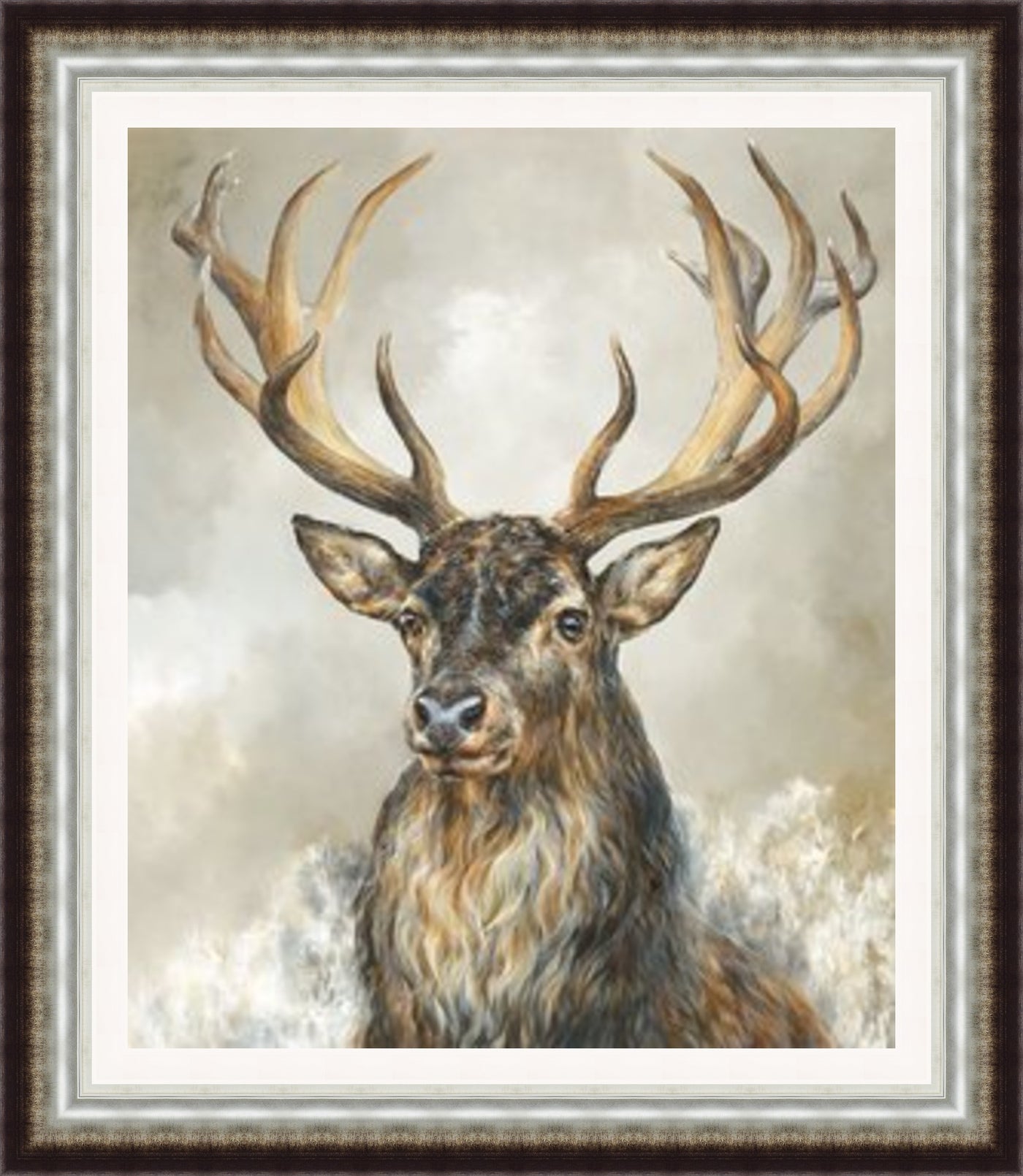 Framed Gel Print Picture - Deer Heart  **CLICK & COLLECT ONLY**