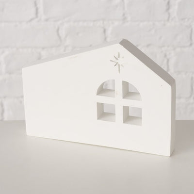 Christmas Nativity Set - Modern White