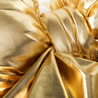 Christmas Bow- Lamé Red/Gold