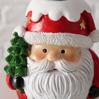 Christmas Candle Holder - Santa Claus/Snowman