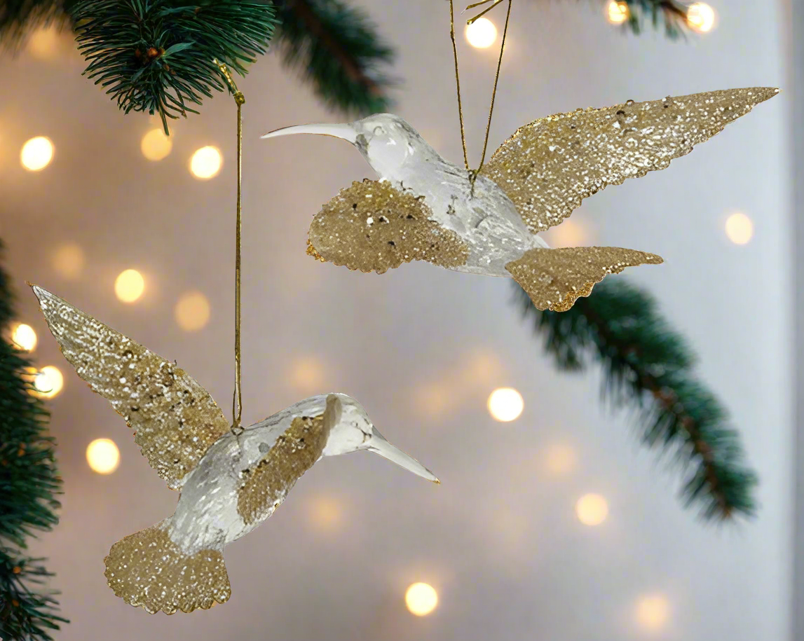 Christmas Bird - Shimmer Hummingbird Decoration