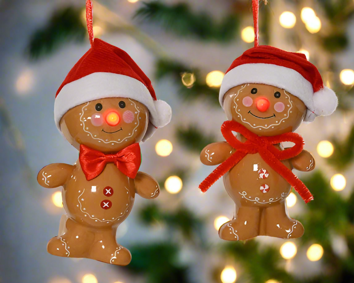 Christmas LED Collection - Flashing Effect Hanging Decorations