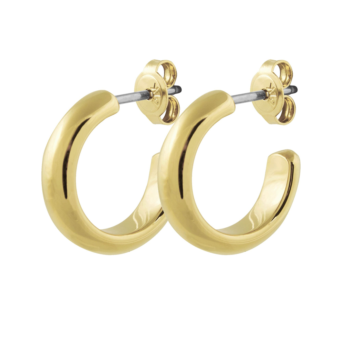 Dyrberg Kern Earrings - Ellen Shiny Gold Hoops