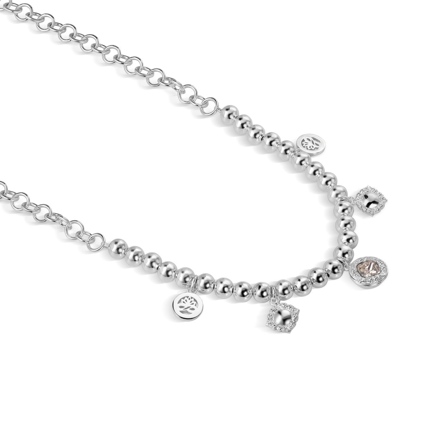 Newbridge Silverware Necklace - Ti Amo Light Peach