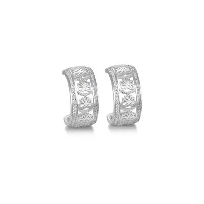 Newbridge Silverware Earrings - Ti Amo Hoop