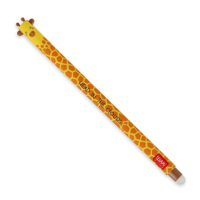 Legami Erasable Pen - Giraffe- Black Ink