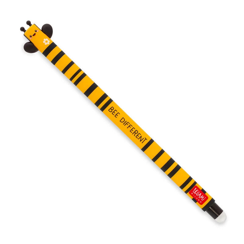 Legami Erasable Pen - Bee - Black Ink