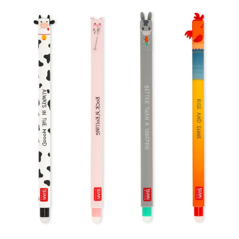 Legami Erasable Pen Set - Hoppy Easter/ Wild Savannah/ Under the Sea