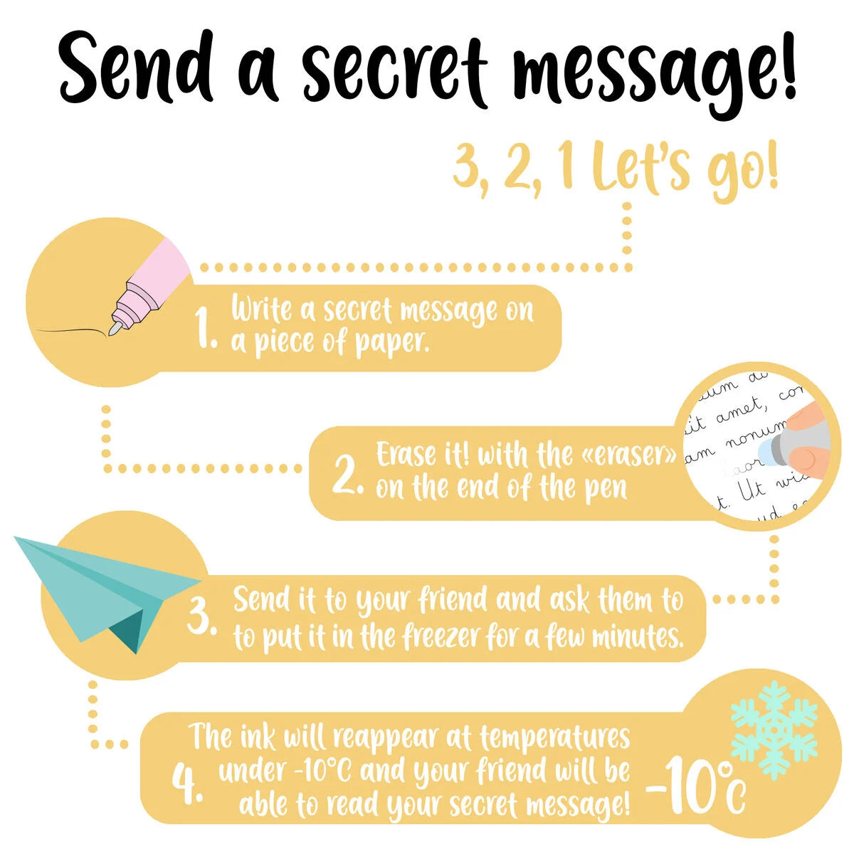 Legami Christmas 2025 - Erasable Gel Pens - Set of 3