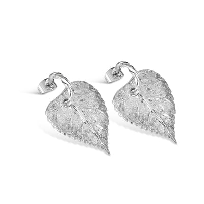 Newbridge Silverware Earrings - Textured Leaf