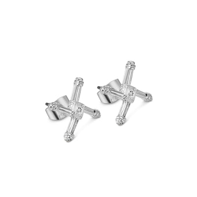 Newbridge Silverware Earrings - St Brigid's Cross