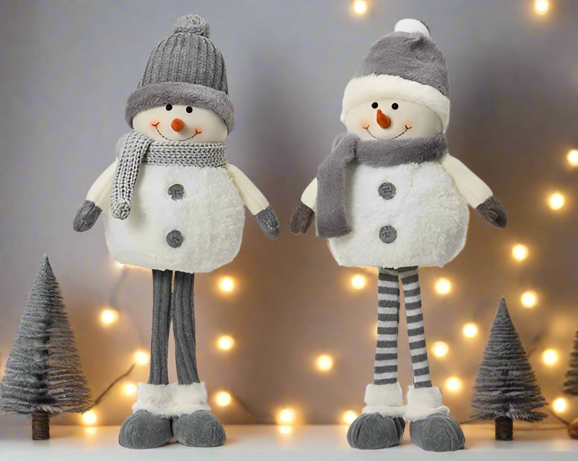 Snowman Figurine - 2 assorted