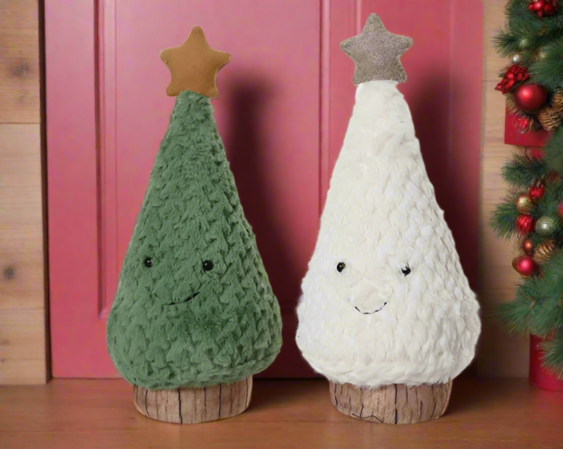 Christmas Ornament - White/Green Christmas Tree