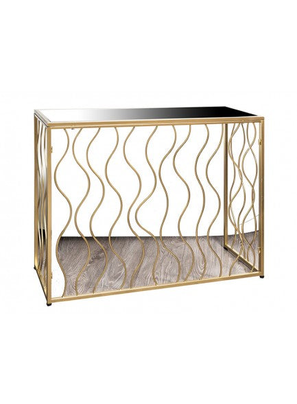 The Grange Collection Gold Decorative Console Table **CLICK & COLLECT ONLY**