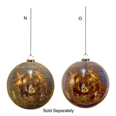 Christmas Tree Hanging Decoration - Decoupage Baubles