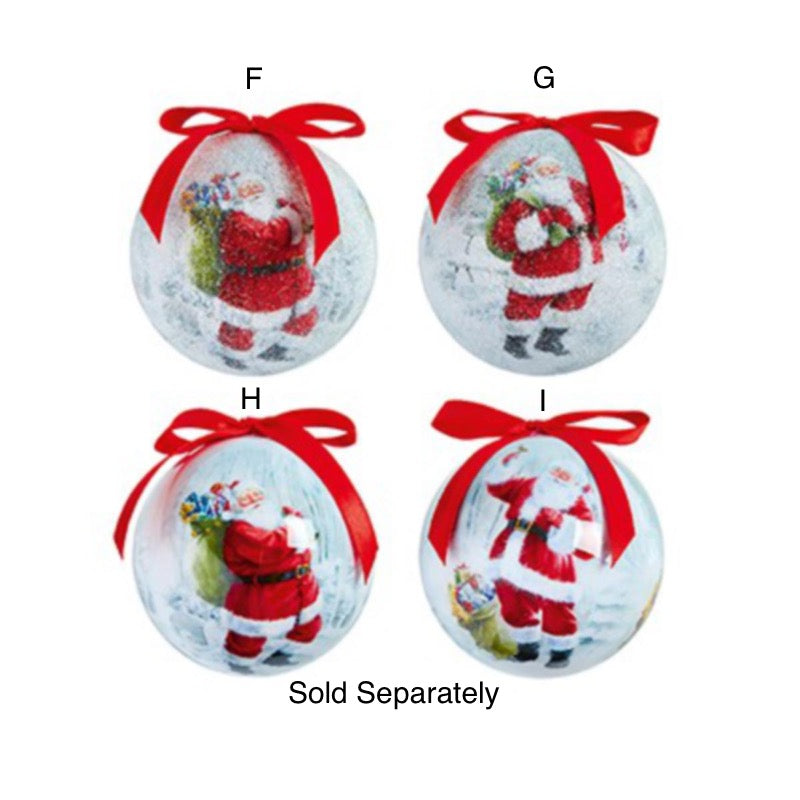 Christmas Tree Hanging Decoration - Decoupage Baubles