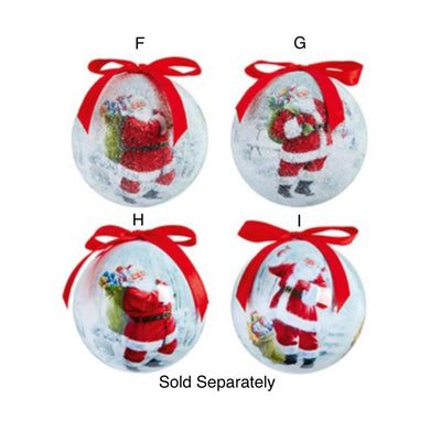 Christmas Tree Hanging Decoration - Decoupage Baubles
