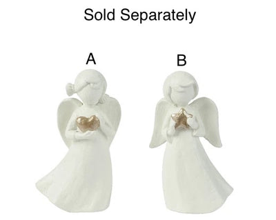 Cream Angel Figurine - 2 assorted