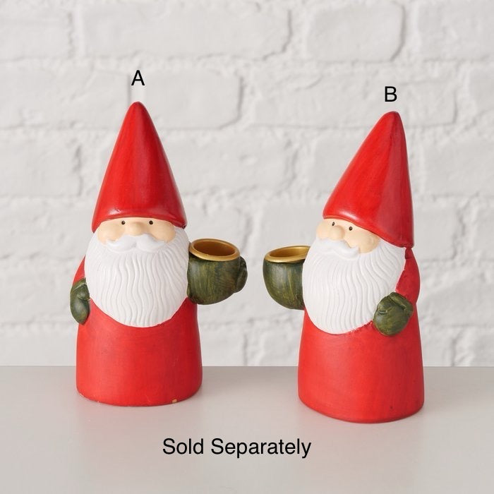 Christmas Candle Holder - Santa Claus