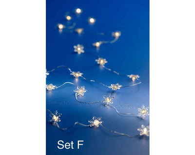 LED Stringlights - Bauble/Star/Heart/Ice/Snowflake/Flower