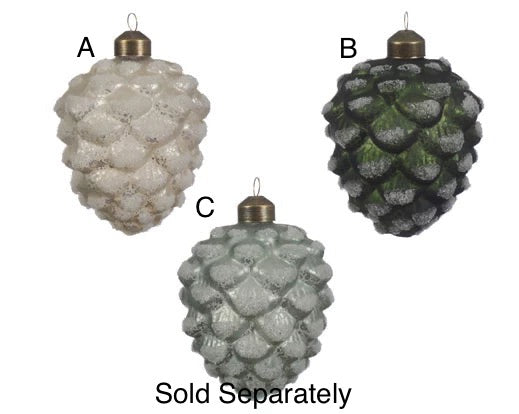 Christmas Tree Decoration –  Antique Beaded Pinecone **CLICK & COLLECT ONLY**