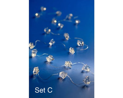 LED Stringlights - Bauble/Star/Heart/Ice/Snowflake/Flower