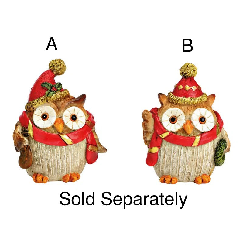 Christmas Ornament - Owl Figurine