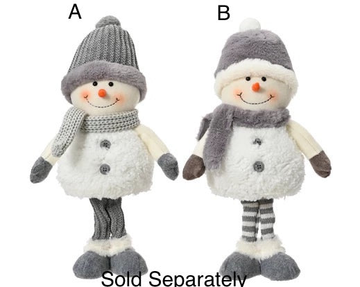 Snowman Figurine - 2 assorted