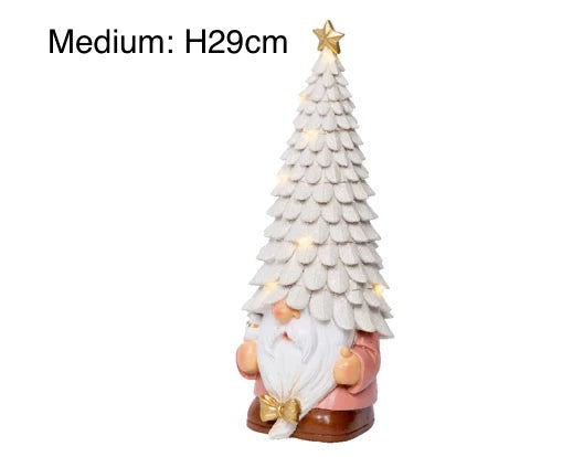 Christmas LED Collection - Red/Pink Gnome