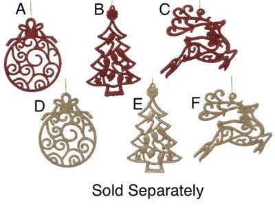 Christmas Tree Decoration - Reindeer/Christmas Tree/Bauble