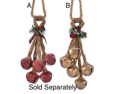 Christmas Ornament - Hanging Iron Bell