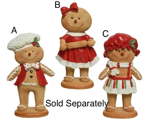 Gingerbread People - 3 assorted