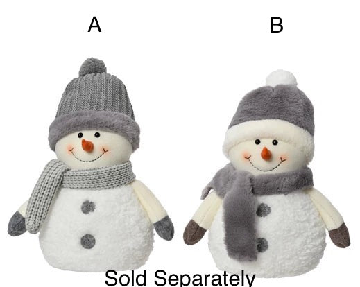 Snowman Figurine - 2 assorted