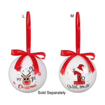 Christmas Tree Hanging Decoration - Decoupage Baubles