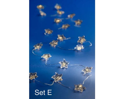 LED Stringlights - Bauble/Star/Heart/Ice/Snowflake/Flower