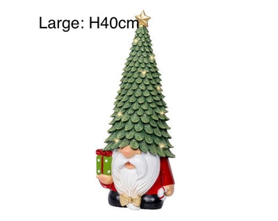 Christmas LED Collection - Red/Pink Gnome