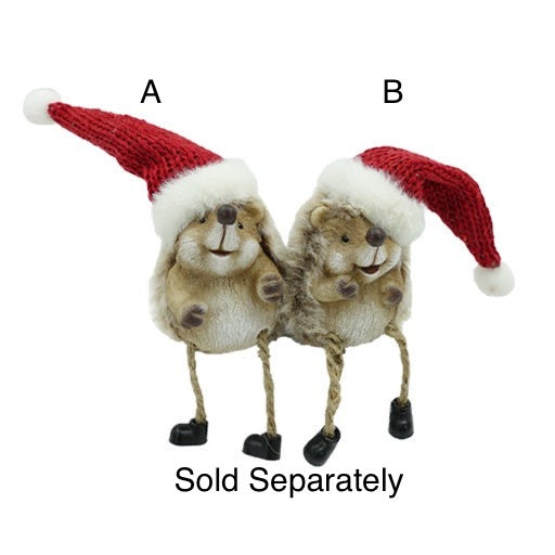 Christmas Ornaments - Secret Christmas Hedgehog Shelf Sitters