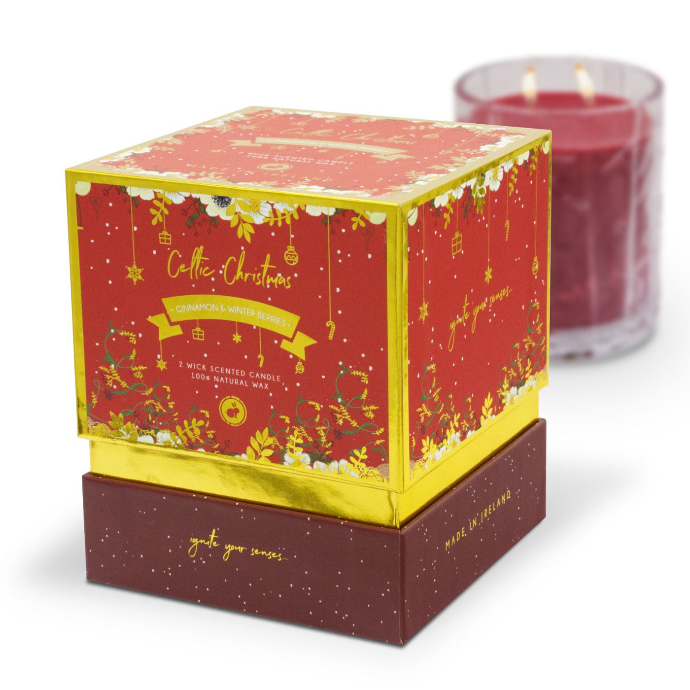 Celtic Candles Christmas 2024 Double Wick Candle Collection