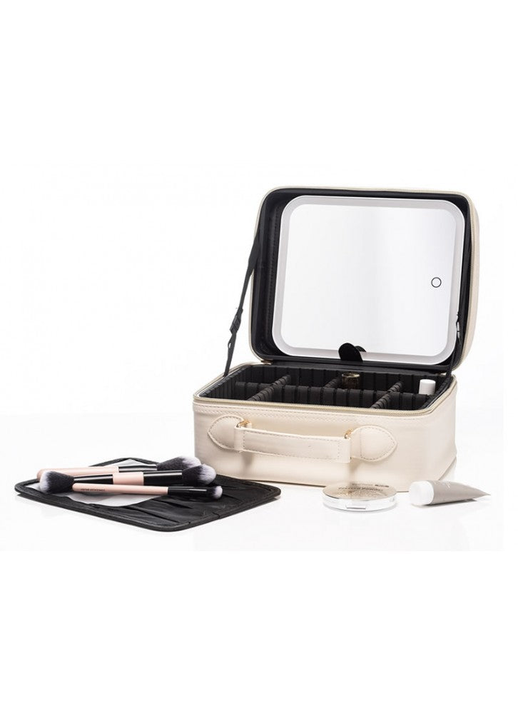 The Grange Interiors Hollywood Portable Make-up Travel Case with LED Mirror