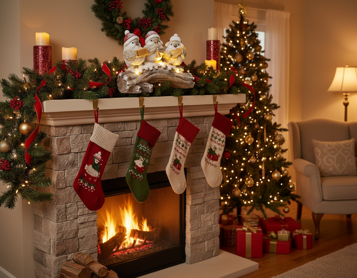 The Grange Interiors Christmas Trio Robins
