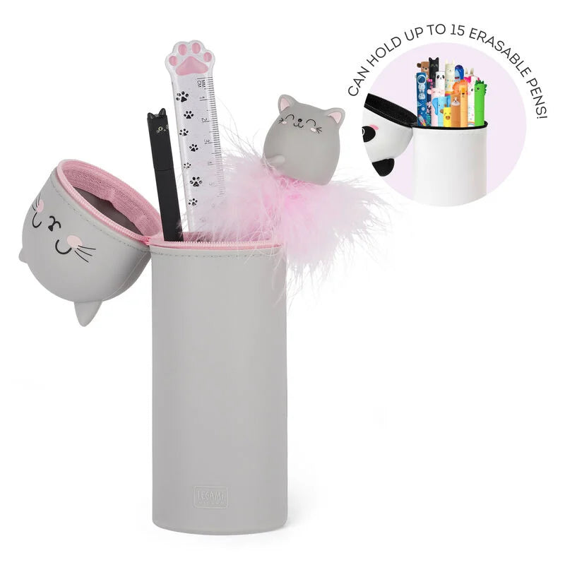 Legami 2 in 1 Soft Silicone Pencil Case - Kawaii