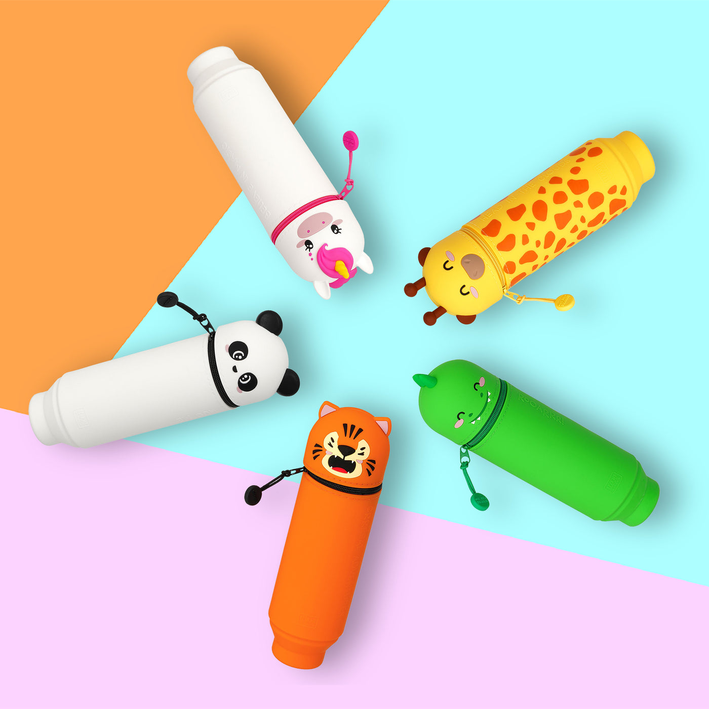 Legami 2 in 1 Soft Silicone Pencil Case - Kawaii