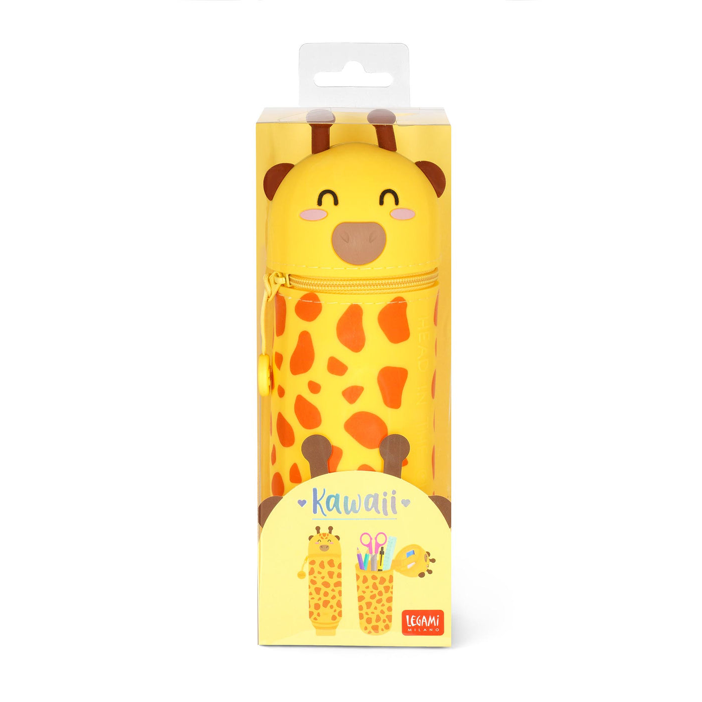 Legami 2 in 1 Soft Silicone Pencil Case - Kawaii