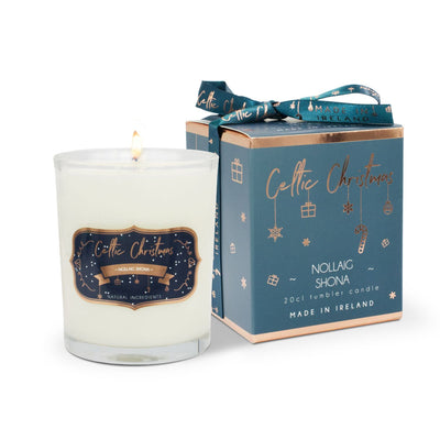 Celtic Candles Christmas 2023 Ribbon Candle - 20cl