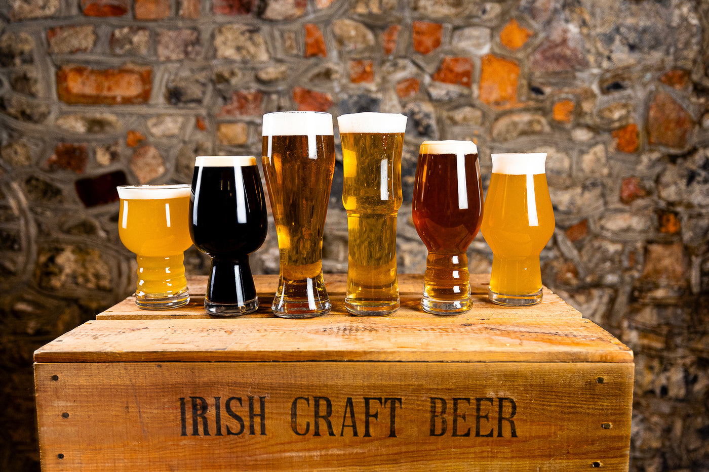 Killarney Crystal Irish Craft Beer Gift Set - Set of 6 PQ4