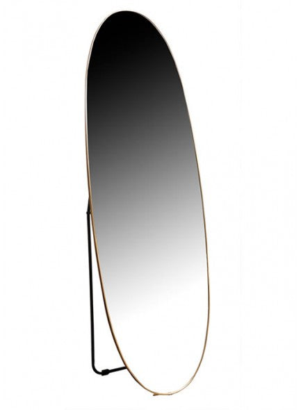 The Grange Interiors Mirror - Gold Oval Full Length