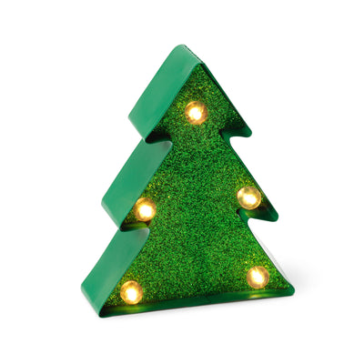 Legami Christmas Mini Letter Light - Christmas Tree with Glitter